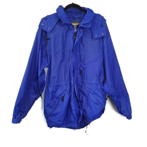 VTG 80s Stratojac Mens Nylon Jacket Small Full Zip - Picture 1 of 10
